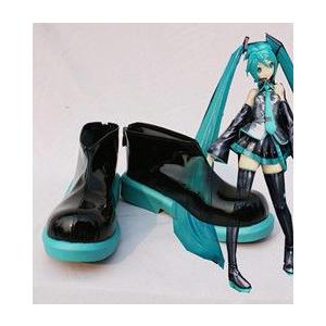 コスプレ靴   VOCALOID 初音ミク  公式  コスプレブーツm1119｜gargamel-store