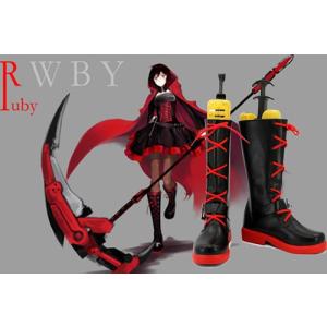 コスプレ靴    RWBY   Ruby  コスプレブーツ オーダーサイズ製作可能m2662｜gargamel-store
