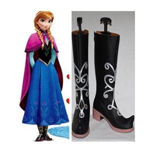 コスプレ靴  アナと雪の女王 Frozen エルサ アナ コスプレブーツm1998｜gargamel-store