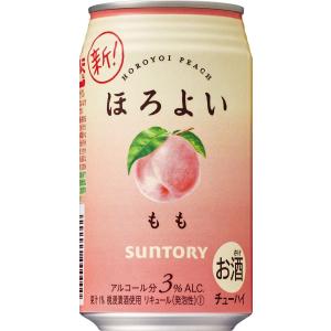 サントリー ほろよい もも  350ml×1ケース(24本)　一部地域送料無料｜garibar-shop