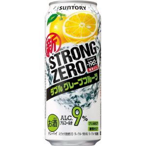 サントリー -196℃ ストロングゼロ ダブルグレープフルーツ  500ml×1ケース(24本)　一部地域送料無料｜garibar-shop