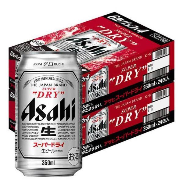 アサヒビ−ル スーパードライ  350 ml×4ケース (96本)　一部地域送料無料