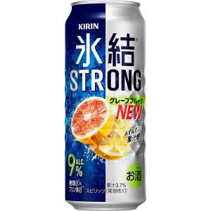 キリン 氷結ストロング グレープフルーツ 500ml×1ケース(24本)　一部地域送料無料 