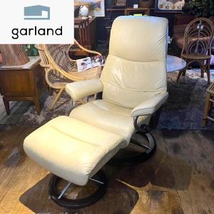 EKORNES/エコーネス View Signature/ビュー シグネチャー 定価475,200円 ストレスレスチェア Mサイズ リクライニングチェア オットマン付｜garlandadachistore