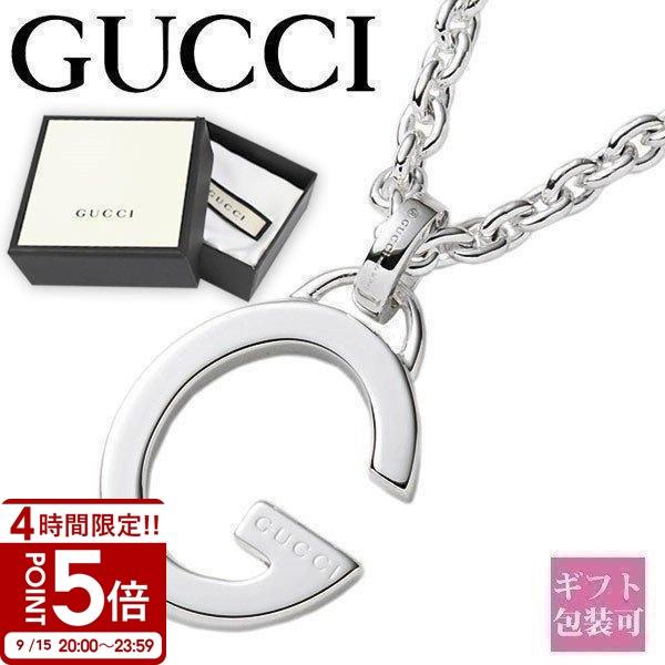 グッチ ネックレス メンズ gucci レディース ペンダント Gモチーフ シルバー SILVER9...