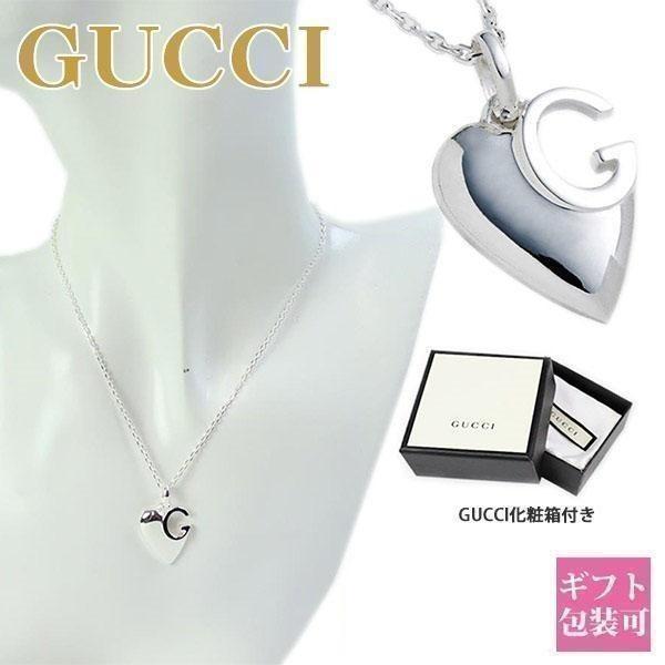 グッチ GUCCI ネックレス ペンダント Gロゴハート シルバー 233963 J8400 810...