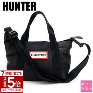 HUNTER ハンター トートバッグ UBS1203KBM 2WAY ショルダーバッグ ミニトート 2.17L 撥水 耐水 メンズ レディース 黒