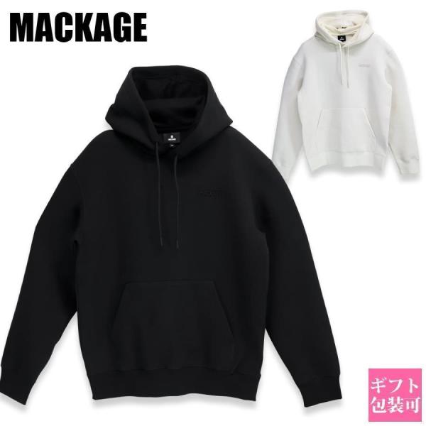 マッカージュ MACKAGE KRYSTIAN パーカー フーディー プルオーバー ダブルフェイスジ...