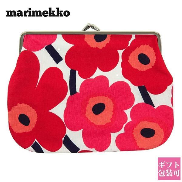 マリメッコ ポーチ ガマ口 marimekko がま口 ウニッコ柄 ミニウニッコ Puolikas ...
