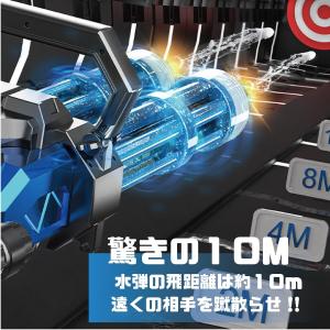 電動水鉄砲 水鉄砲 電動 ガトリング ウォータ...の詳細画像3