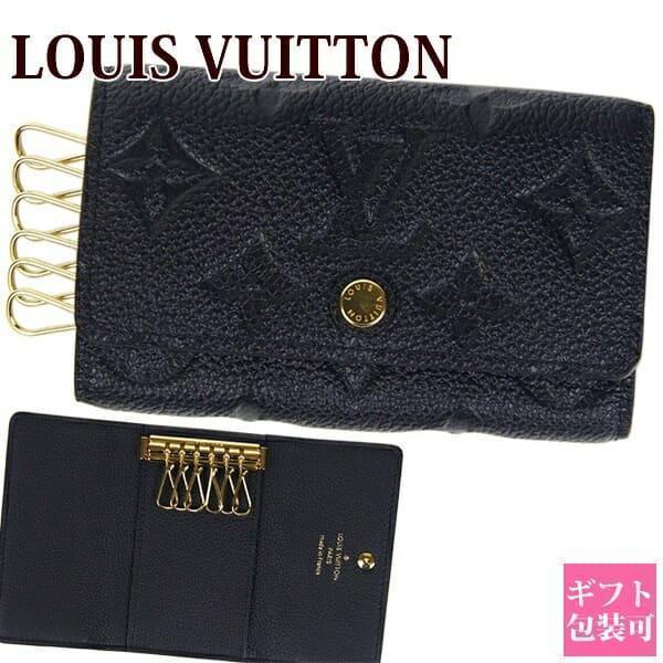 ルイヴィトン キーケース レディース モノグラム アンプラント ミュルティクレ 6 ノワール M64...