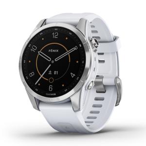ガーミン公式直販 fenix 7S Silver / Whitestone タッチスクリーン マルチスポーツGPSウォッチ