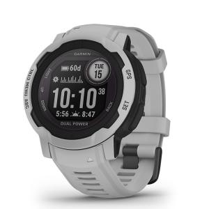 GARMIN(ガーミン) Instinct 2 Dual Power Mist Gray Suica対応 タフネスアウトドア GPS ウォッチ 【日本正規品】