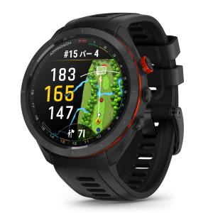 ガーミン公式直販(GARMIN) Approach S70 47mm Black ゴルフウォッチ GPSマップ Suica対応 バーチャルキャディ  010-02746-22 【日本正規品】｜garmin-official