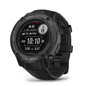 ガーミン(GARMIN) Instinct 2X Dual Power Tactical Edition Black タフネスGPSスマートウォッチ Suica対応 防水 防塵 耐熱【日本正規品】