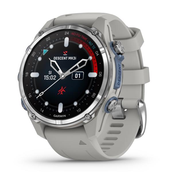 GARMIN(ガーミン) Descent Mk3s Steel/Fog Gray ダイビングウォッチ...