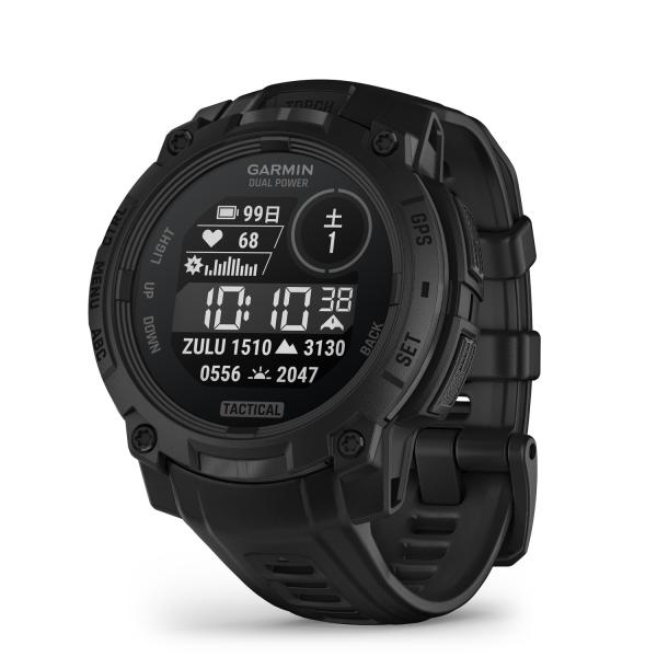 ガーミン GARMIN スマートウォッチ Instinct 3 Tactical Dual Powe...
