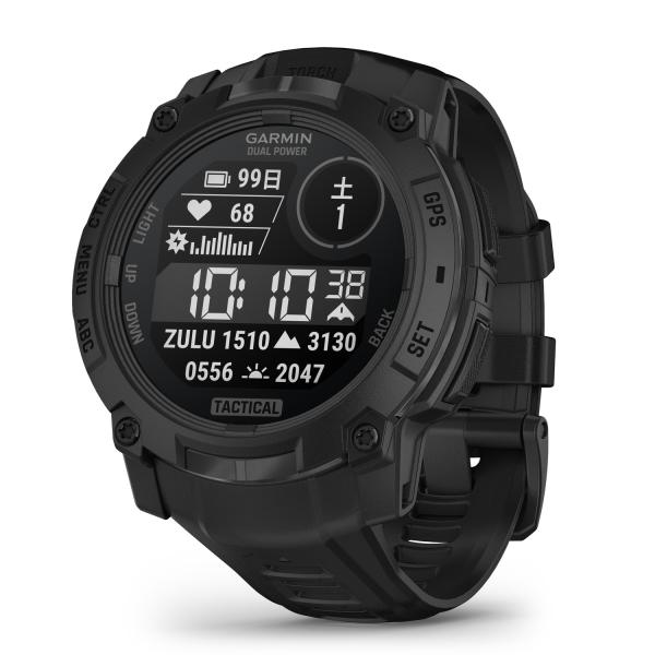ガーミン GARMIN スマートウォッチ Instinct 3 Tactical Dual Powe...