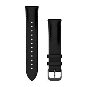 GARMIN(ガーミン)  Quick Release バンド 20mm Black Leather / Brushed Slate 【日本正規品】｜garmin-official