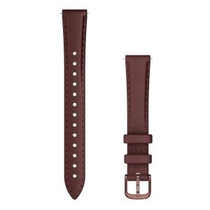 ガーミン(GARMIN)  Quick Release バンド 14mm Mulberry Leather / Dark Bronze Lily対応交換用バンド【日本正規品】｜garmin-official