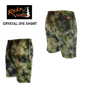 Rokx　ロックス　RXMS213001　CRYSTAL DYE SHORT　クリスタルダイショーツ　BLACK/GREY/OLIVE｜garo1959