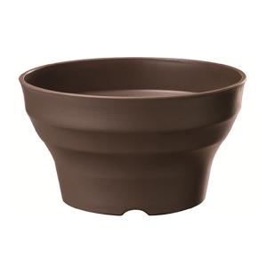 おしゃれ 植木鉢 大和プラスチック フレグラーボール 30型 ダークブラウン 茶色 直径29cm×高さ17cm