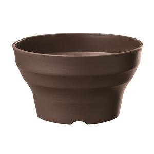 おしゃれ 植木鉢 大和プラスチック フレグラーボール 36型 ダークブラウン 直径35cm×高さ20cm