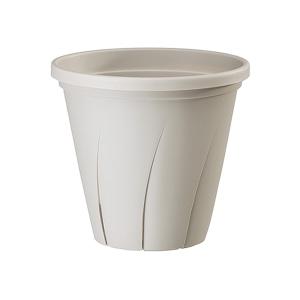 スリット鉢 植木鉢 大和プラスチック 根はり鉢 6号 ホワイト 白 φ17cm×高さ16cm