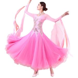 スタンダードドレス♡ピンク♡社交ダンス衣装♡競技 デモ 楽天市場】【NEWデザイン】社交ダンス・社交ダンスドレス 社交 社交ダンス