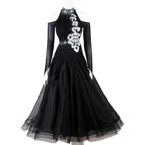 社交ダンスドレス　レッスンウェア 社交ダンス衣装　モタン　スタンダートS〜M Garuda SHOP レディース社交ダンス衣装モダンダンスドレス レッスン