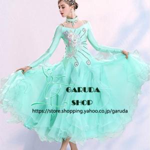 Garuda SHOP レディース社交ダンス衣装 競技ドレス 新入荷新品 Garuda SHOP レディース社交ダンス衣装 競技ドレス 新入荷新品