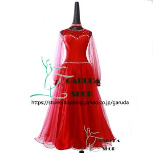 Garuda SHOP レディース社交ダンス衣装 競技ドレス 新入荷新品 発表会