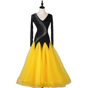 Garuda SHOP レディース社交ダンス衣装ダンスドレス サイズ調整可能