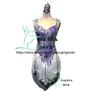 Garuda SHOP レディース社交ダンス衣装 競技ドレス ラテンドレス 高級