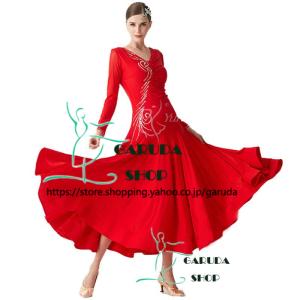 社交ダンス ドレス 競技用 社交ダンス衣装 ワンピース スタンダード