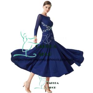 Garuda SHOP レディース社交ダンス衣装 競技ドレス 新入荷新品 発表会