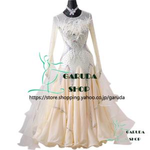 Garuda SHOP レディース社交ダンス衣装 競技ドレス モダンドレス高級