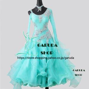 Garuda SHOP レディース社交ダンスドレス モダン競技ドレス ワルツ