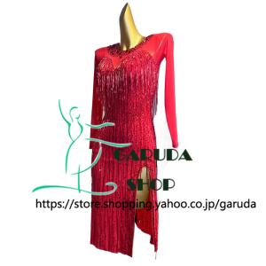 Garuda SHOP レディース社交ダンス衣装 競技ドレス ラテンドレス 高級