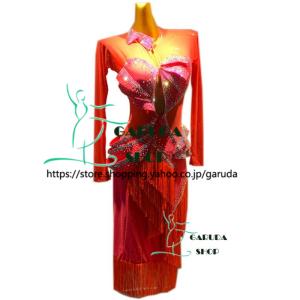 Garuda SHOP レディース社交ダンス衣装 競技ドレス ラテンドレス