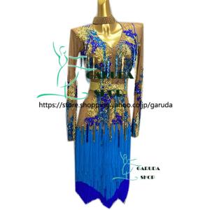 Garuda SHOP レディース社交ダンス衣装 競技ドレス ラテンドレス