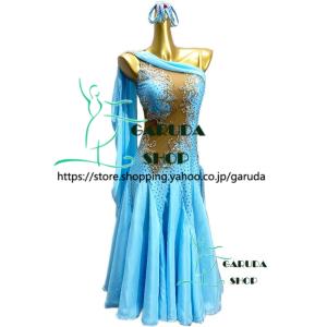 Garuda SHOP レディース社交ダンス衣装 競技ドレス ラテンドレス