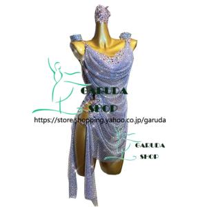 Garuda SHOP レディース社交ダンス衣装 競技ドレス ラテンドレス 高級