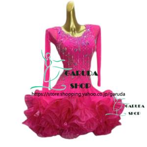 Garuda SHOP レディース社交ダンス衣装 競技ドレス ラテンドレス 高級