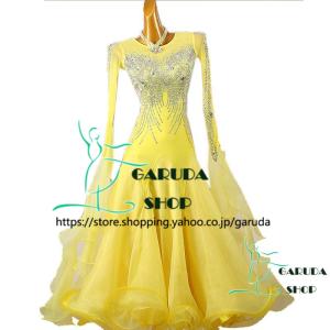 Garuda SHOP レディース社交ダンスドレス モダン競技ドレス ワルツ