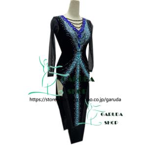 Garuda SHOP レディース社交ダンス衣装 競技ドレス ラテンドレス 高級