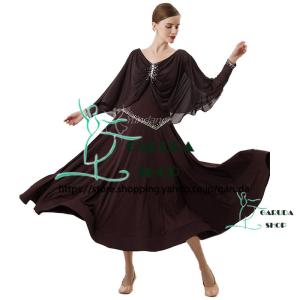 Garuda SHOP レディース社交ダンス衣装 競技ドレス ダンス練習ドレス