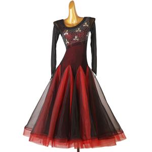 Garuda SHOP レディース社交ダンス衣装ダンスドレス サイズ調整可能