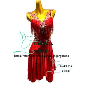 Garuda SHOP レディース社交ダンス衣装 競技ドレス ラテンドレス 高級