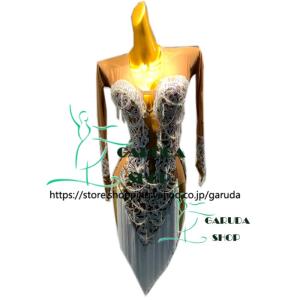 Garuda SHOP レディース社交ダンス衣装 競技ドレス ラテンドレス 高級